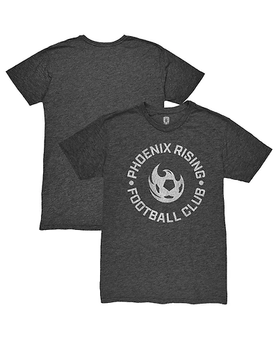 1863FC Men's Black Phoenix Rising Fc Roundabout Vintage Tri-Blend T-Shirt