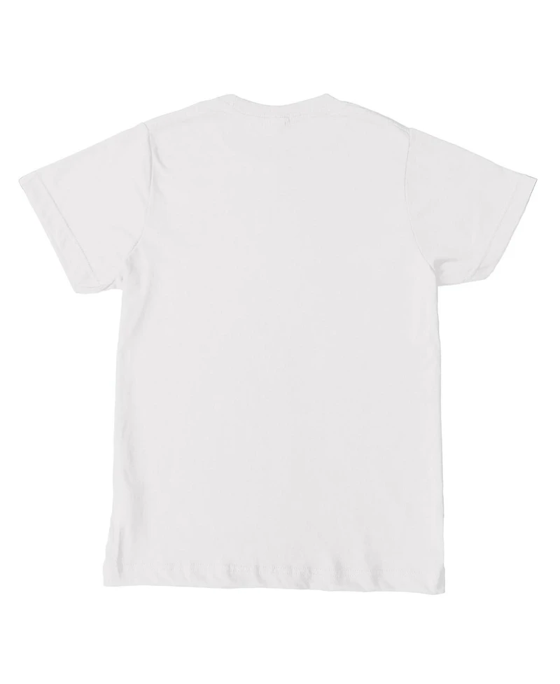 1863FC Big Boys and Girls White Celtic Retro Wordmark T-Shirt