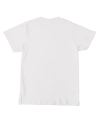 1863FC Big Boys and Girls White Celtic Retro Wordmark T-Shirt