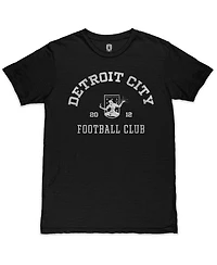 1863FC Men's Black Detroit City Fc Established Slub T-Shirt