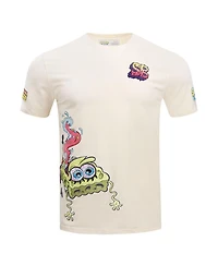 Freeze Max Men's Natural SpongeBob SquarePants Sharp Skillz T-Shirt