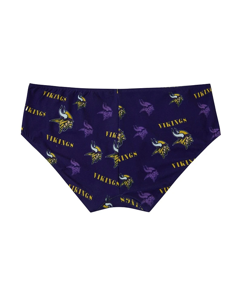 Concepts Sport Women's Purple Minnesota Vikings Mosaic Allover Print Knit Panty