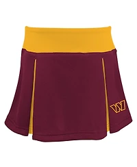 Outerstuff Big Girls 2-Piece Burgundy Washington Commanders Spirit Cheerleader Set