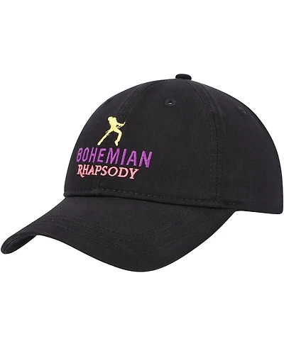 Bravado Men's and Women's Black Queen Bohemian Rhapsody Dad Adjustable Hat