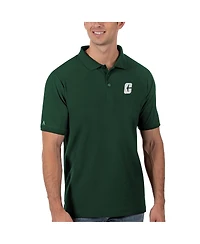 Antigua Men's Green Charlotte 49ers Legacy Pique Polo Shirt