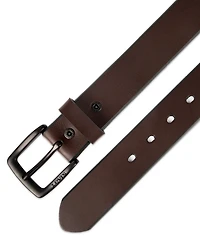 Levi's Men's Two-Tone Belt and Key Fob Set