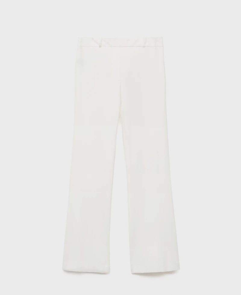 Mango Women's Straight-Fit Long Pants