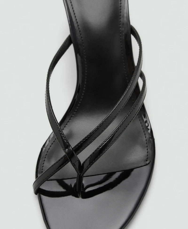 Mango Women's Crisscross Straps Wedge Sandals