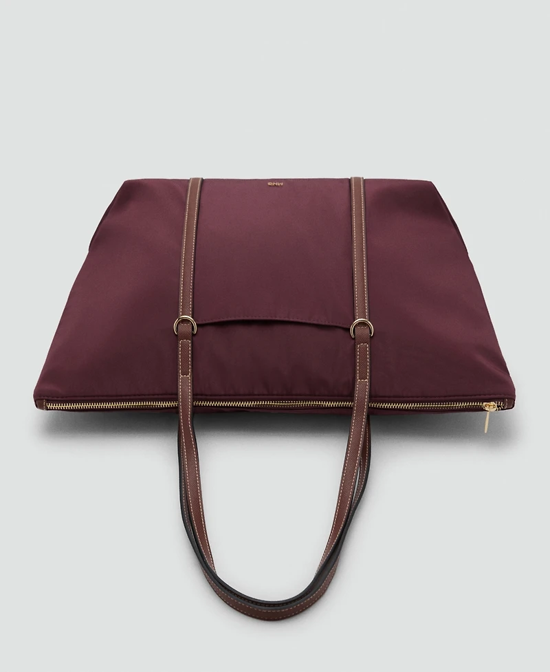 Mango Women's Double Handle Shopper Bag