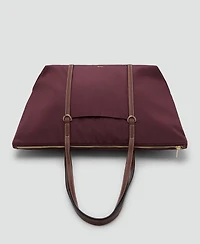 Mango Women's Double Handle Shopper Bag