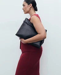 Mango Women's Fine Knit Midi Skirt