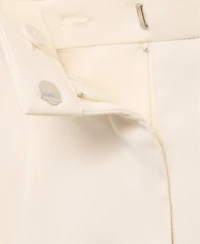 Mango Women's Straight-Fit Pleated Pants
