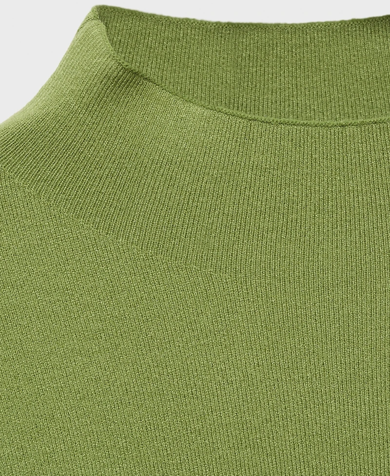 Mango Women's Perkins Neck Knitted Sweater