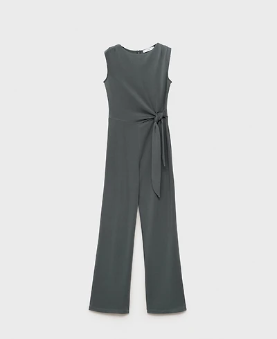 Mango Women's Long Knot Jumpsuit