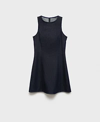 Mango Women's Short Denim Dress