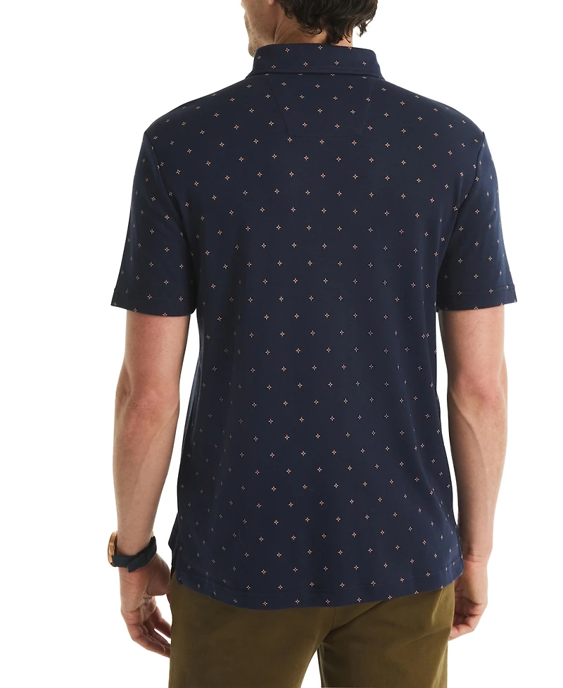 Nautica Men's Printed Compass Polo Shirt
