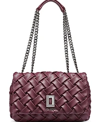 Karl Lagerfeld Paris Lafayette Leather Shoulder Bag