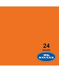 Savage Widetone Seamless Background Paper, 86" wide x 36' Orange, #24