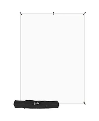 Westcott 5 x 7' White X-Drop Backdrop Kit, with X-Drop Stand and Travel Case