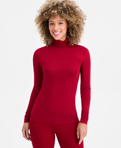 Anne Klein Women's Long-Sleeve Seamless Turtleneck