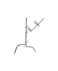 Matthews 20" C+ Stand with Turtle Base and Grip Head and Arm, Chrome, 4-Pack