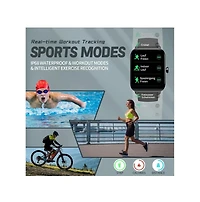 Ruxing Smart Smart Watches For Women Men, Alexa Built-In 1.8" Fitness Tracker Watch For Android Ios, Waterproof Activity Trackers With 105+ Sport