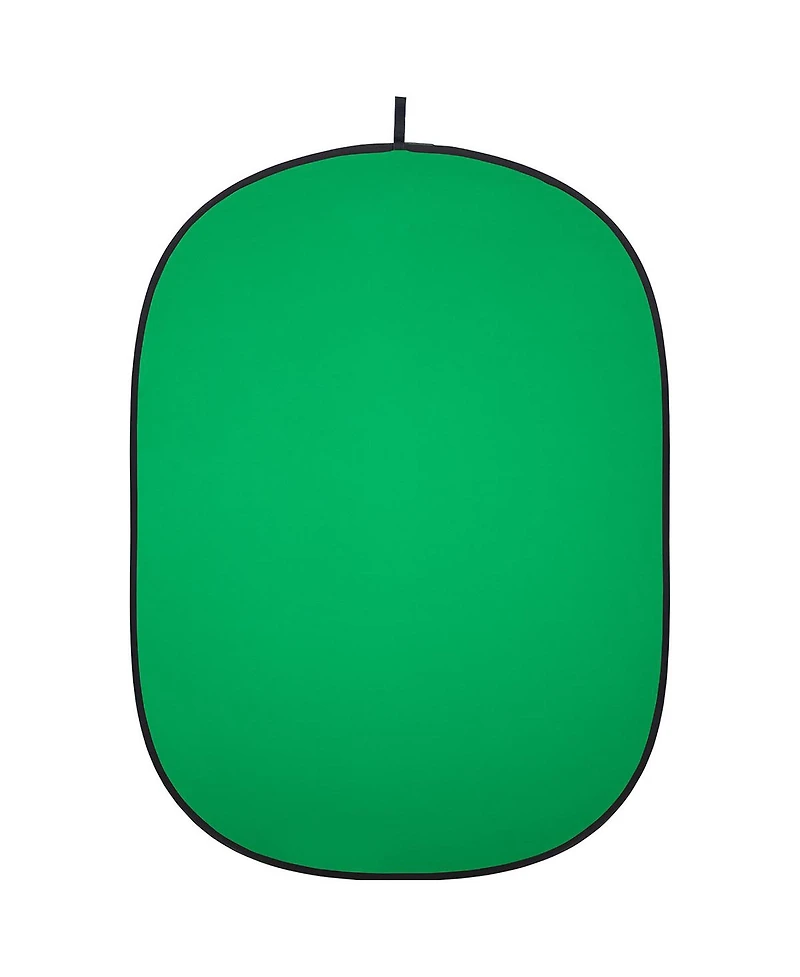 Westcott 5x6.5' Collapsible 2-In-1 Backdrop, Gray & Green