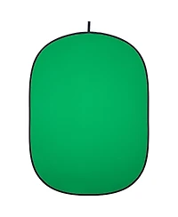 Westcott 5x6.5' Collapsible 2-In-1 Backdrop, Gray & Green