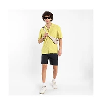 Campus Sutra Men's Swish-Textured Shirt