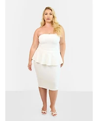 Rebdolls Women's Bodycon Midi Skirt
