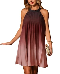 Cupshe Women's Fine and Dandy Ombre Mini Beach Dress