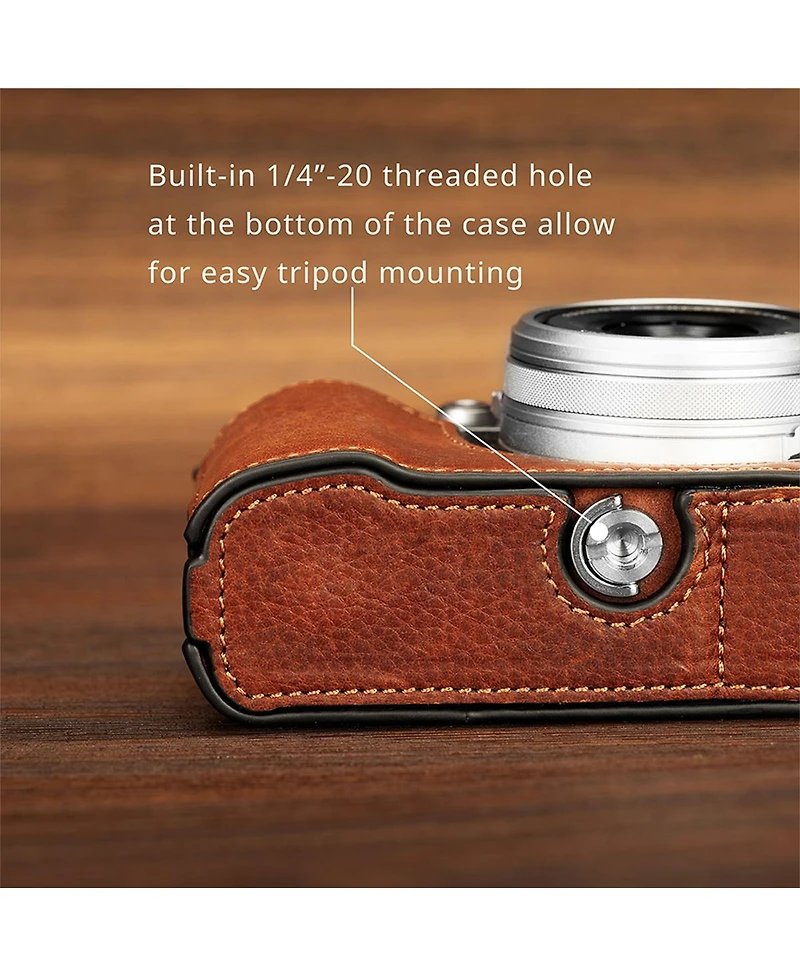 SmallRig SmallRig Leather Half Case Kit for Fujifilm X100VI (Brown) 4699