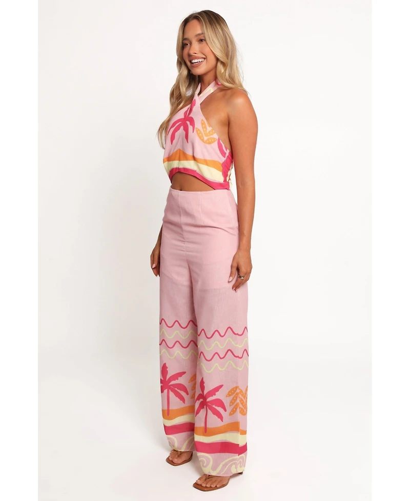 Petal and Pup Women's Aryn Halterneck Jumpsuit