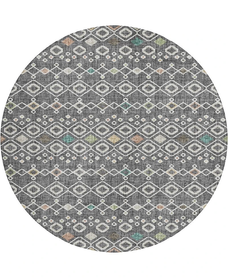 Dalyn Portico Washable PO4 8'x8' Round Area Rug