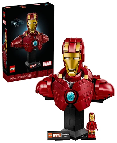 Lego Marvel Iron Man MK4 Bust Building Kit 76327, 436 Pieces