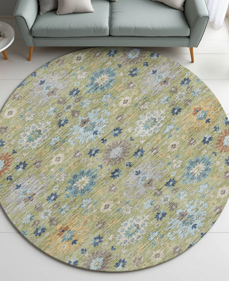 Dalyn Silk Road Washable SR3 8'x8' Round Area Rug