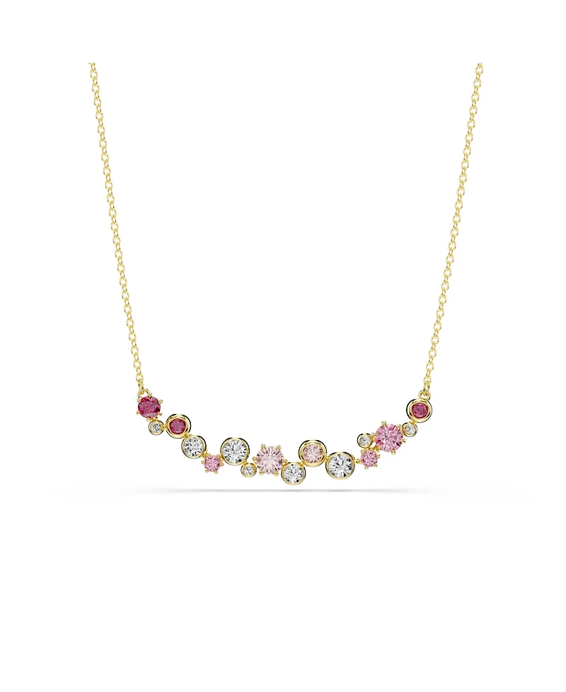 Swarovski Constella Gold Tone Plated Earrings and Necklace Set