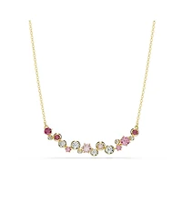 Swarovski Constella Gold Tone Plated Earrings and Necklace Set
