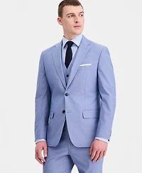 Tommy Hilfiger Men's Modern-Fit Th Flex Stretch Chambray Suit Separates Jacket
