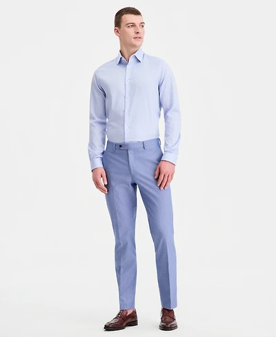 Tommy Hilfiger Men's Modern-Fit Th Flex Stretch Chambray Suit Separate Pants
