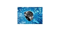 Stuhrling Men s Aquadiver 44mm Swiss Automatic Diver Watch, Black Dial, Rotating Bezel, Stainless Steel, 200M Water Resistant