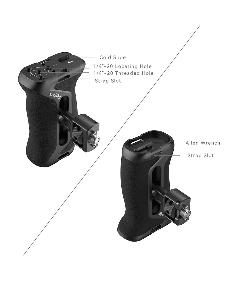 SmallRig Side Handle with Two-In-One Locating Screw
