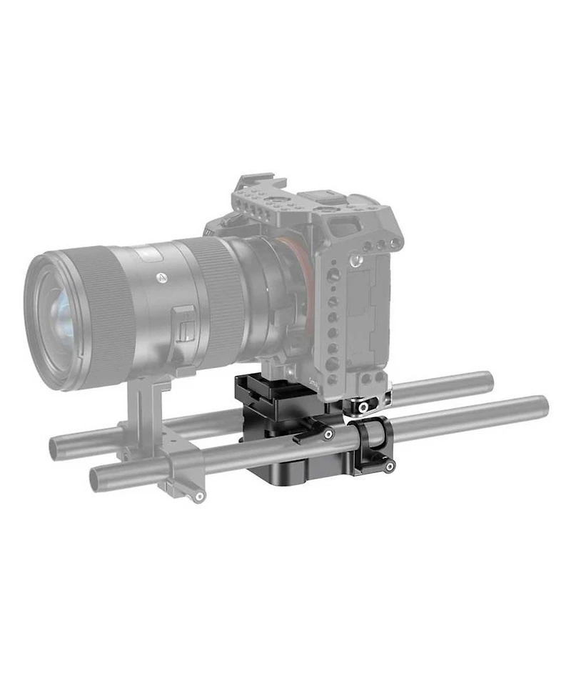 SmallRig Universal 15mm Rail Support System Baseplate with Thumb-Lever Locks