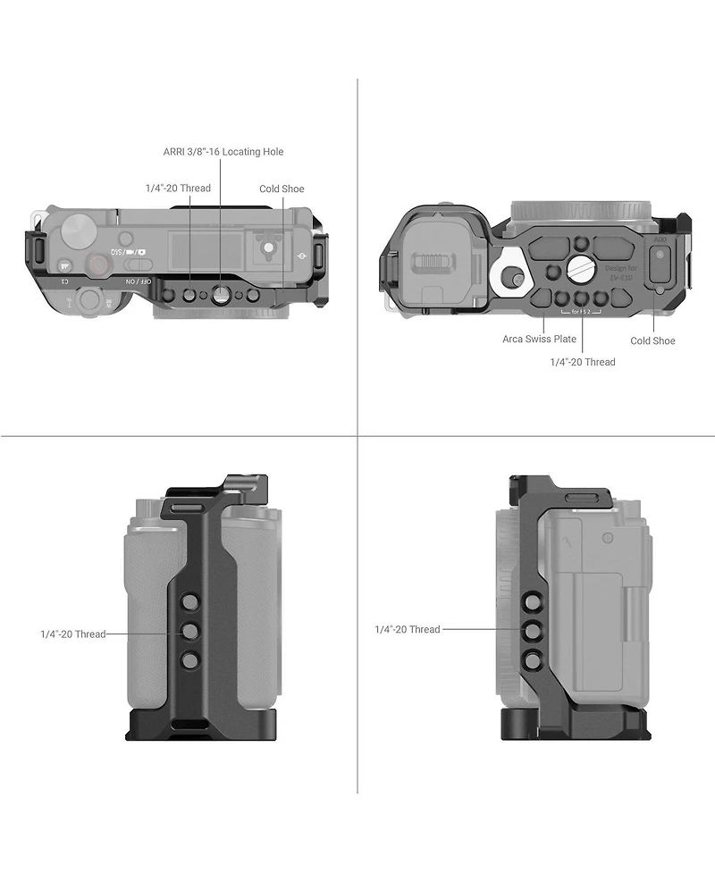 SmallRig 3531B Full Camera Cage for Sony Zv-E10
