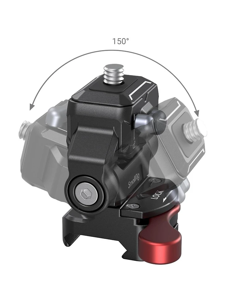 SmallRig Drop-In HawkLock Mini Quick Release Monitor Mount with Nato Clamp