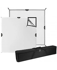 Westcott 4x4 Scrim Jim Cine Kit Includes 3 4 Stop Diffuser Silver White Bounce Fabric 4x 46 Frame Tube 4x 2d Corner Frame Connector
