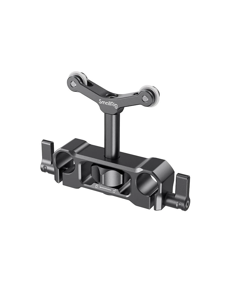 SmallRig Universal 15mm Lws Rod Mount Lens Support, 1.2" Vertical Adjustment, Black