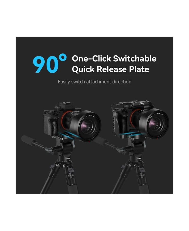 SmallRig Lightweight Video Head for Vertical Shooting
