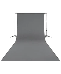 Westcott 9' x 20' Neutral Gray Wrinkle Resistant Backdrop
