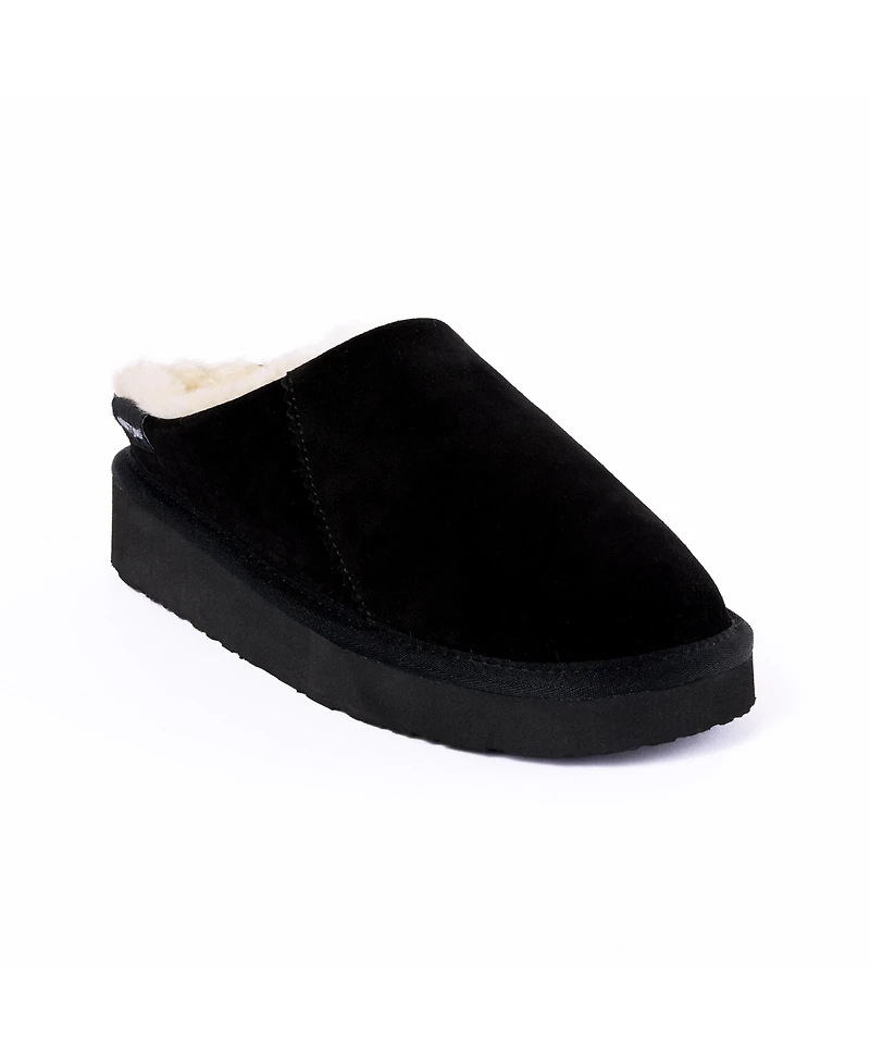 Minnetonka Women's Coze Around Clog Suede Slippers